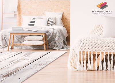 Indoor vinyl PVC carpet rustic wood
