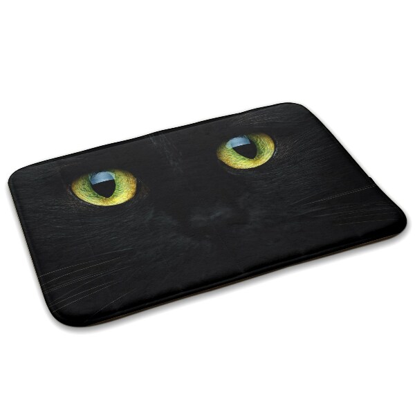 Rug Black cat eyes