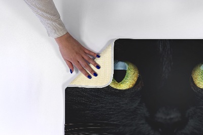 Rug Black cat eyes