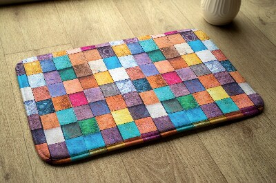 Rug Colorful wooden cubes