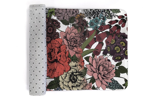 Rug Flowers and leaves