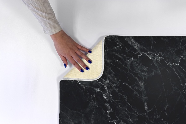 Rug Black Marble