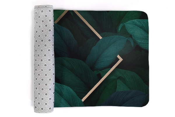 Rug Leaves and frame
