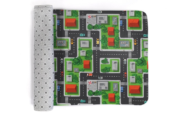 Rug City with roads streets