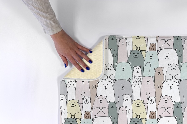 Rug Drawing bears