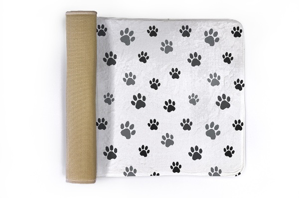 Rug Animal paw prints