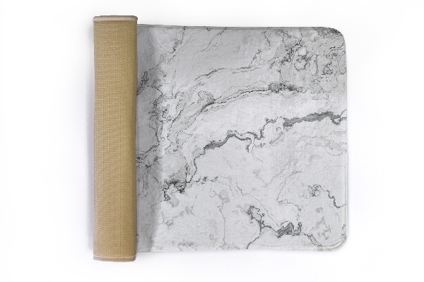 Rug Marble Motif White