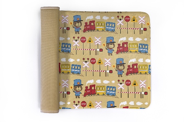 Rug Train and bear