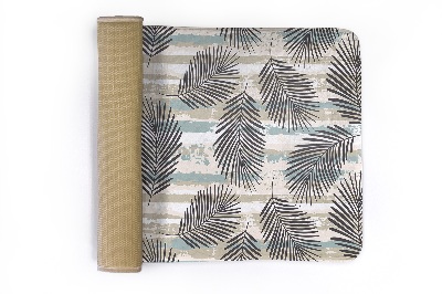 Rug Palm leaves pattern