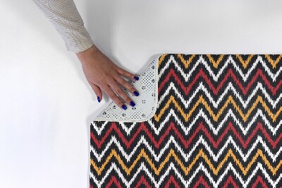 Rug Zigzag fabric pattern