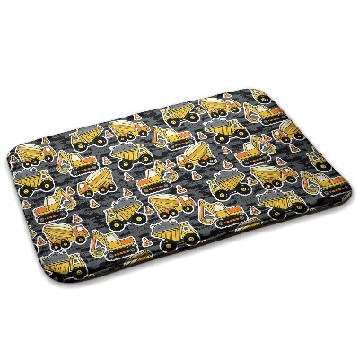 Rug Construction vehicles pattern