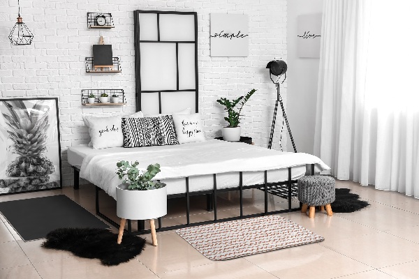 Rug Wavy horizontal lines
