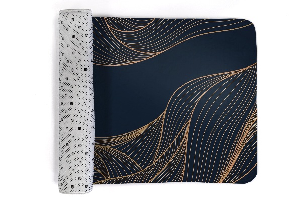 Carpet Abstract gold lines