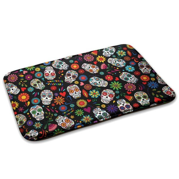 Rug Skulls and flowers