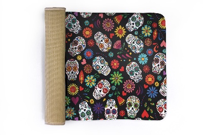 Rug Skulls and flowers