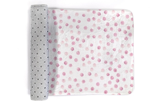 Carpet Pink dots pattern