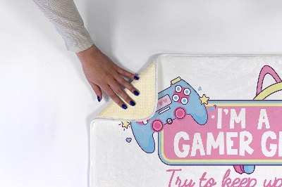 Carpet Gamer girl graphic