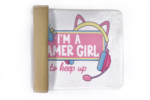Carpet Gamer girl graphic