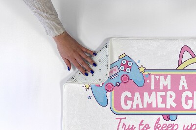 Carpet Gamer girl graphic