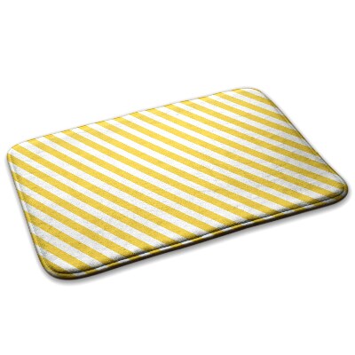 Carpet Yellow diagonal stripes