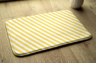 Carpet Yellow diagonal stripes