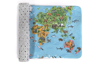 Carpet Animals on the world map