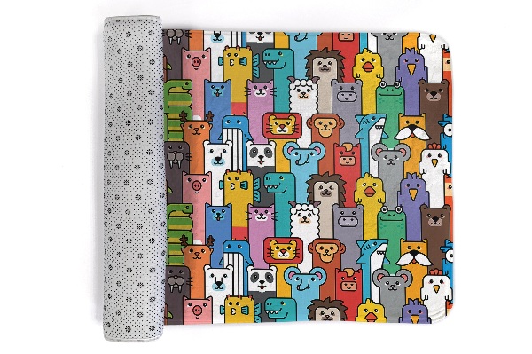 Carpet Colorful drawing animals