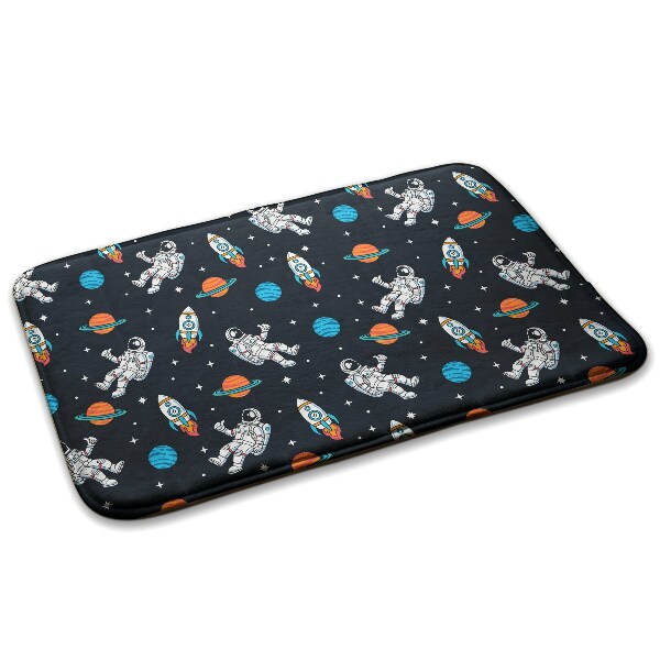 Rug Space astronauts rockets