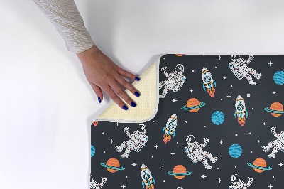 Rug Space astronauts rockets