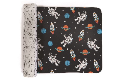 Carpet Space astronauts rockets