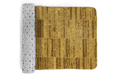 Rug Brown rectangles pattern