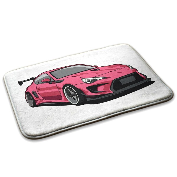 Rug Pink sports car