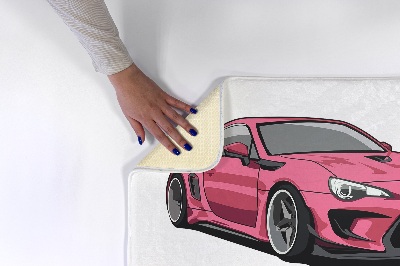 Carpet Pink sports car