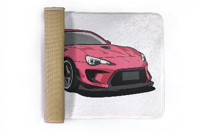 Carpet Pink sports car