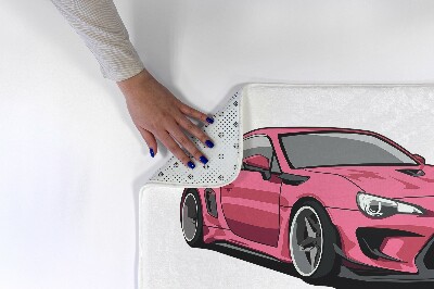 Carpet Pink sports car