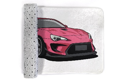 Carpet Pink sports car