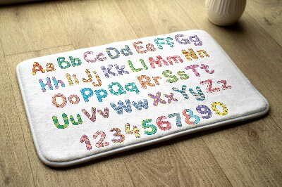 Carpet Letters and numbers