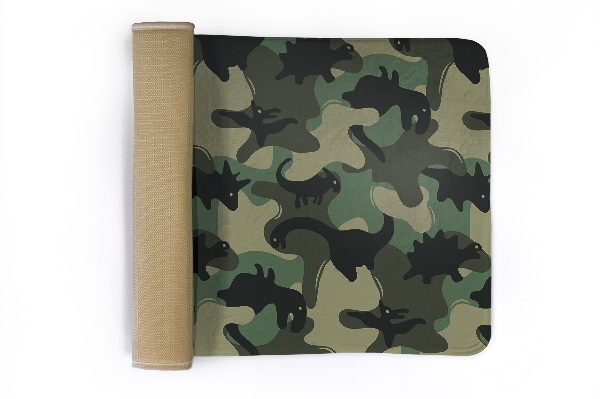 Carpet Dinosaurs on camouflage