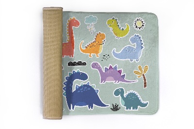 Rug Colorful dinosaurs