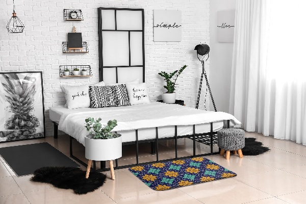 Carpet Geometric pattern flowers