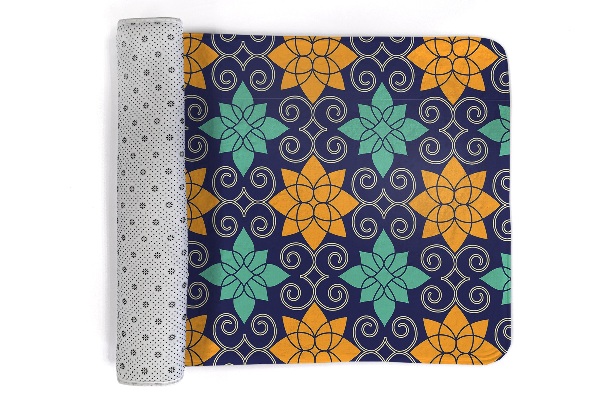 Carpet Geometric pattern flowers