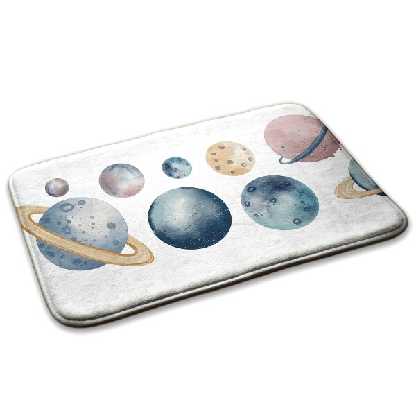 Rug Watercolor planets