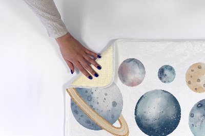 Rug Watercolor planets