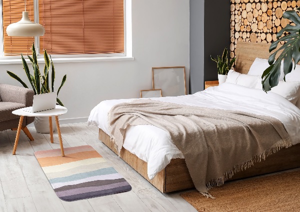 Carpet Colorful vertical stripes