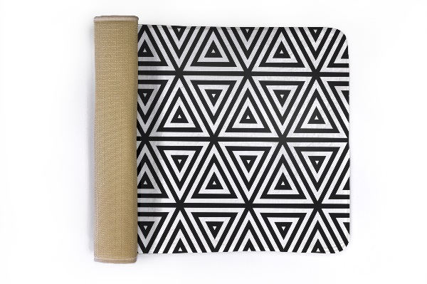 Carpet Triangular geometric mosaic