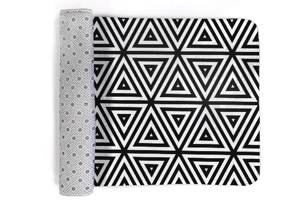 Carpet Triangular geometric mosaic