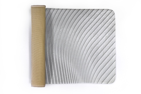 Carpet Wavy white lines