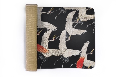 Carpet Cranes on fabric