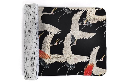 Carpet Cranes on fabric