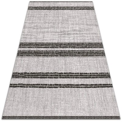 Indoor vinyl PVC carpet Gray with lines